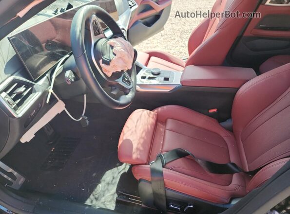WBA63AV08RFT61094 2024 BMW 4 SERIES Black Front interior view