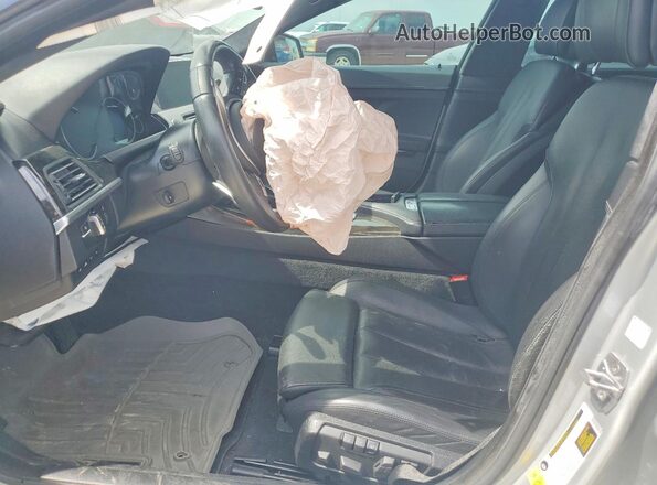 WBA6D0C51JG639984 2018 BMW 6 SERIES Silver Front interior view