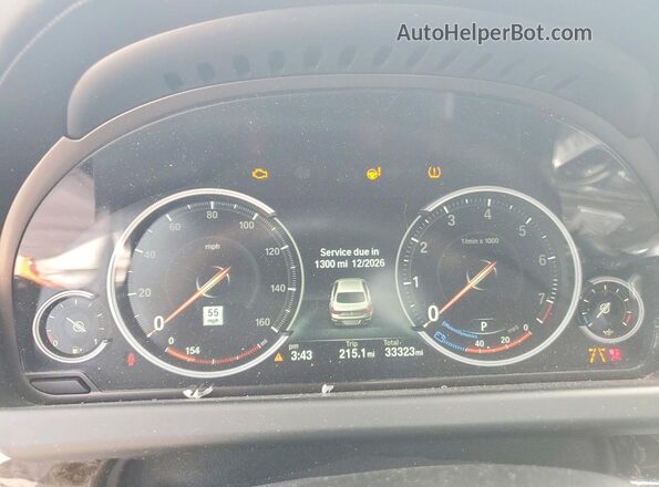 WBA6D0C51JG639984 2018 BMW 6 SERIES Silver Instrument cluster view