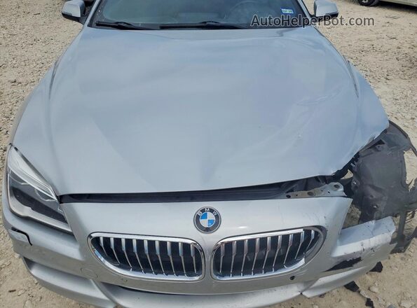 WBA6D0C51JG639984 2018 BMW 6 SERIES Silver Rear interior view