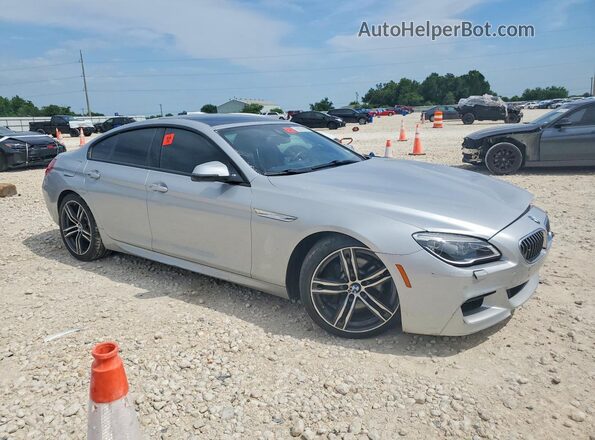 WBA6D0C51JG639984 2018 BMW 6 SERIES Silver Front right