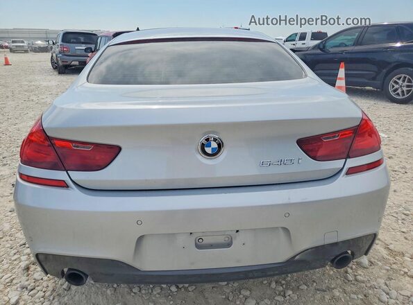 WBA6D0C51JG639984 2018 BMW 6 SERIES Silver Rear view