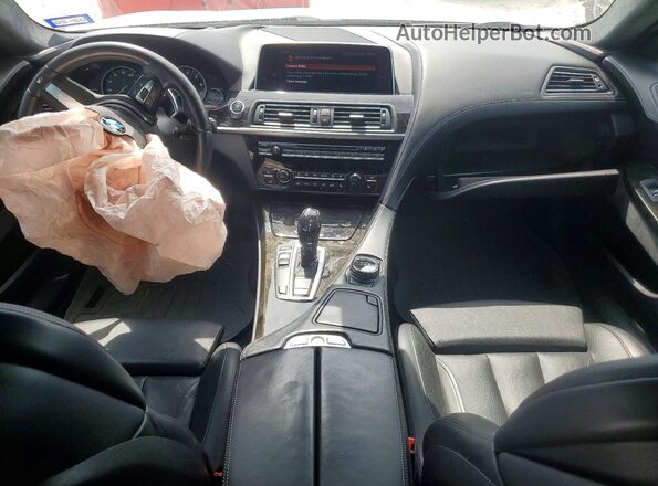 WBA6D0C51JG639984 2018 BMW 6 SERIES Silver Dashboard view