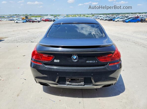 WBA6D4C55GD977289 2016 BMW 6 SERIES Черный Вид сзади