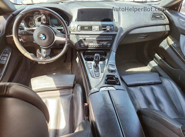 WBA6D4C55GD977289 2016 BMW 6 SERIES Черный Вид панели приборов