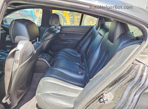 WBA6D4C55GD977289 2016 BMW 6 SERIES Черный Вид задних сидений