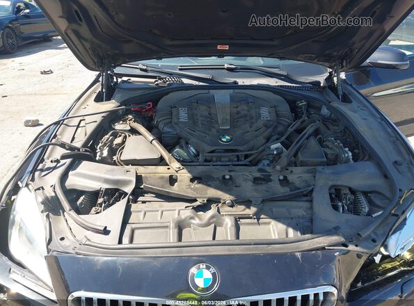 WBA6D4C56GD977396 2016 BMW 7 SERIES Black Հետևի տեսք