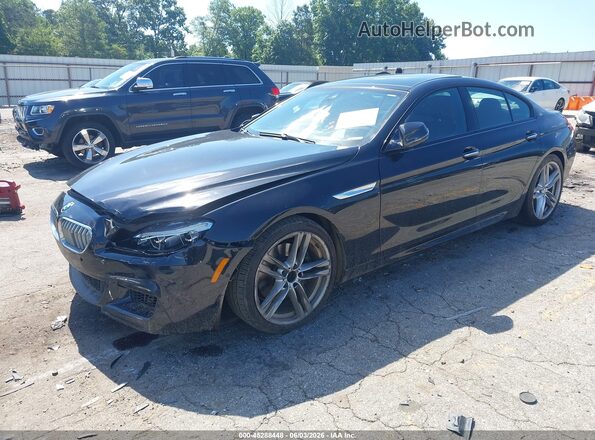 WBA6D4C56GD977396 2016 BMW 7 SERIES Black Առջևի ձախ երեք քառորդ տեսարան