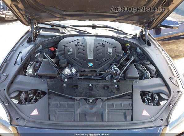 WBA6D6C51GGF94897 2016 BMW 6 SERIES Dark Blue Вид сзади
