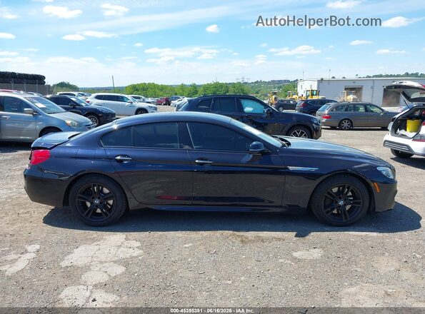 WBA6D6C51GGF94897 2016 BMW 6 SERIES Dark Blue Вид задней части салона
