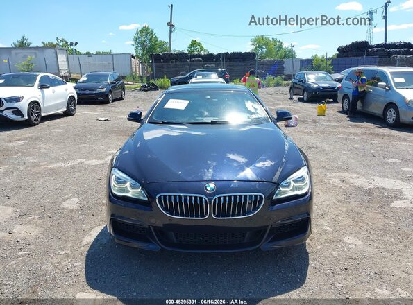 WBA6D6C51GGF94897 2016 BMW 6 SERIES Dark Blue Вид щитка приборов