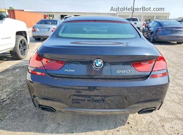 WBA6D6C51HG388283 2017 BMW 6 SERIES Black უკანა ხედი