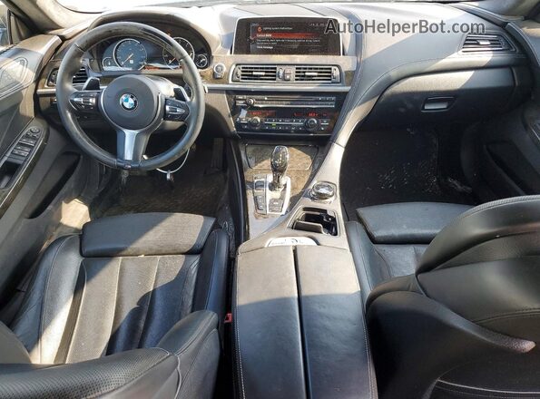 WBA6D6C51HG388283 2017 BMW 6 SERIES Black წინა პანელის ხედი