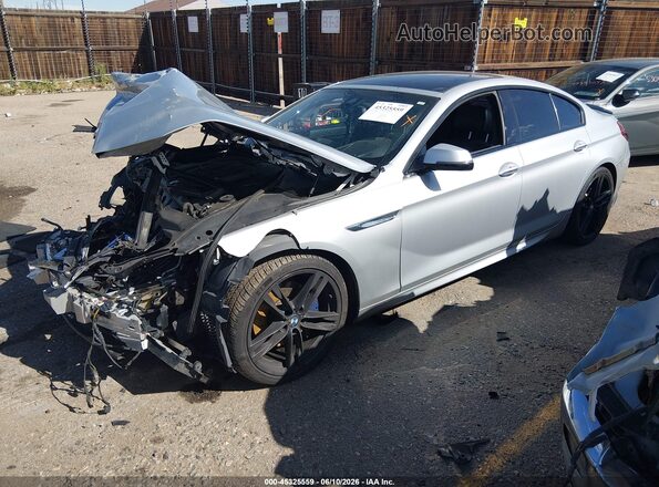 WBA6D6C52GGF94715 2016 BMW 6 SERIES Silver Przód lewy