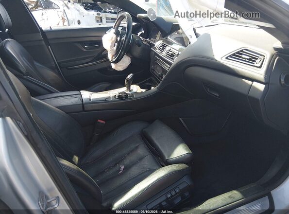 WBA6D6C52GGF94715 2016 BMW 6 SERIES Silver Widok wnętrza z przodu