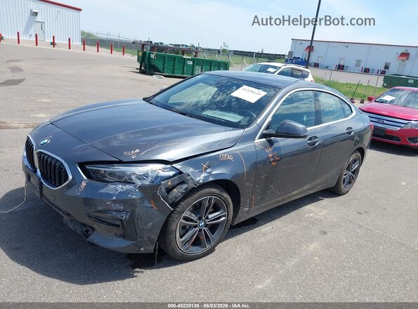 WBA73AK01M7H05153 2021 BMW 2 SERIES Gray Vista tres cuartos delantera izquierda