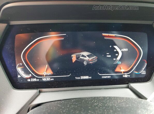 WBA73AK03P7M68179 2023 BMW 2 SERIES Black Vista del cuadro de instrumentos