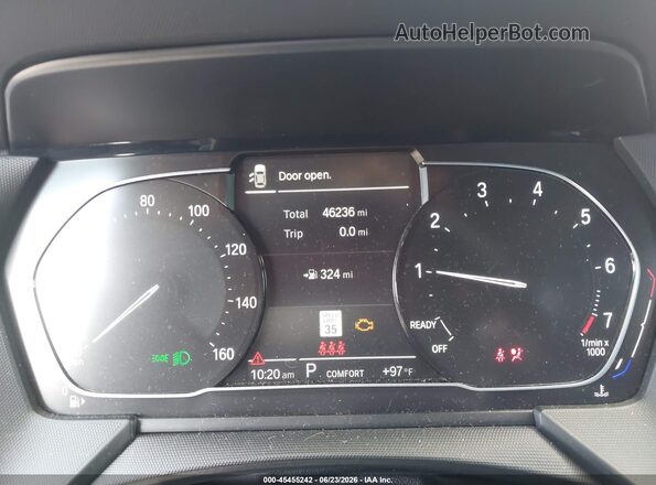 WBA73AK05L7F93620 2020 BMW 2 SERIES Black Widok tylnych siedzeń