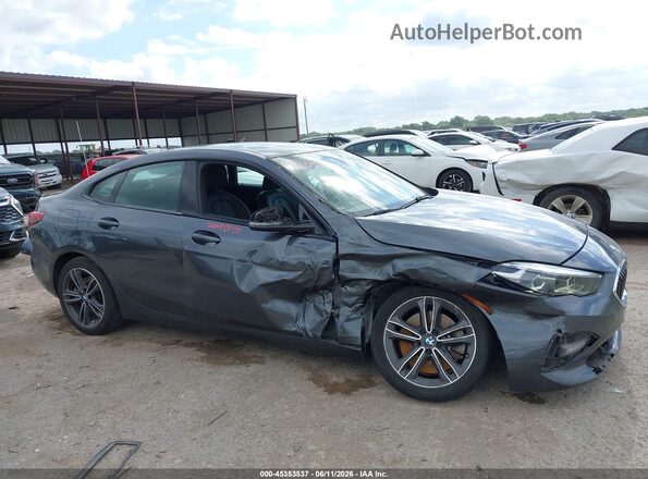 WBA73AK05M7G48309 2021 BMW 2 SERIES Серый Вид задней части салона