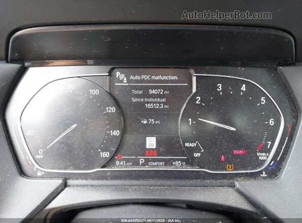 WBA73AK05M7G48309 2021 BMW 2 SERIES Серый Вид задних сидений