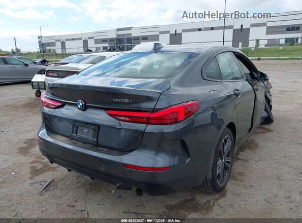 WBA73AK05M7G48309 2021 BMW 2 SERIES Серый Задняя правая четверть