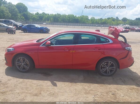 WBA73AK0XM7G37435 2021 BMW 2 SERIES Red Rear interior view
