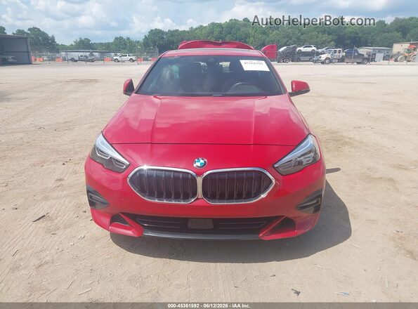 WBA73AK0XM7G37435 2021 BMW 2 SERIES Red Dashboard view