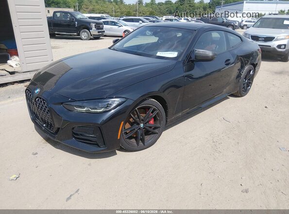 WBA73AP07NCK77961 2022 BMW 4 SERIES Black Передня ліва чверть
