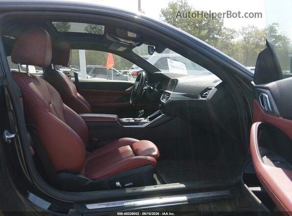WBA73AP07NCK77961 2022 BMW 4 SERIES Black Вид салону спереду