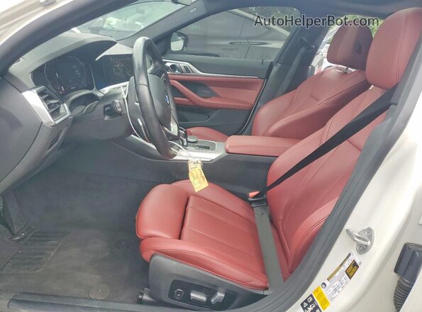 WBA73AV02PFM95925 2023 BMW 4 SERIES White Vista interior delantera