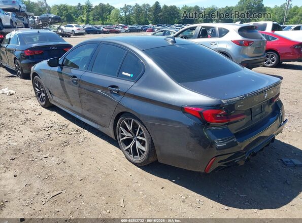 WBA73BJ02MCF88455 2021 BMW 5 SERIES Black Задня ліва чверть