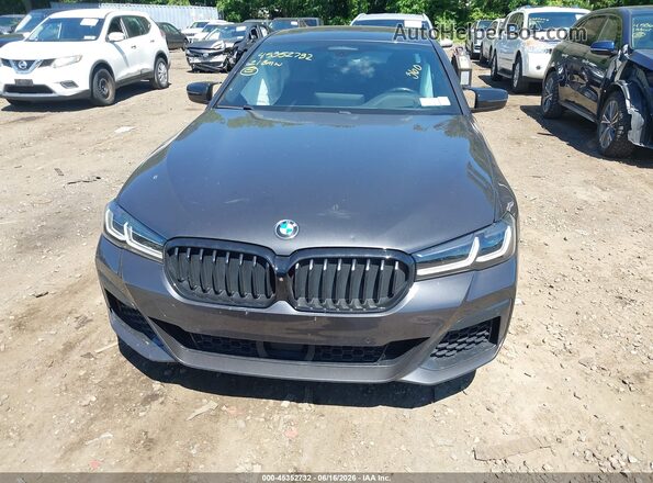 WBA73BJ02MCF88455 2021 BMW 5 SERIES Black Вид щитка приладів