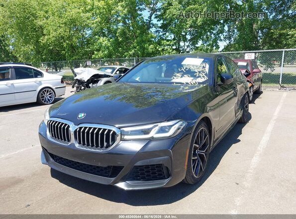 WBA73BJ02MWX01977 2021 BMW 5 SERIES Black 