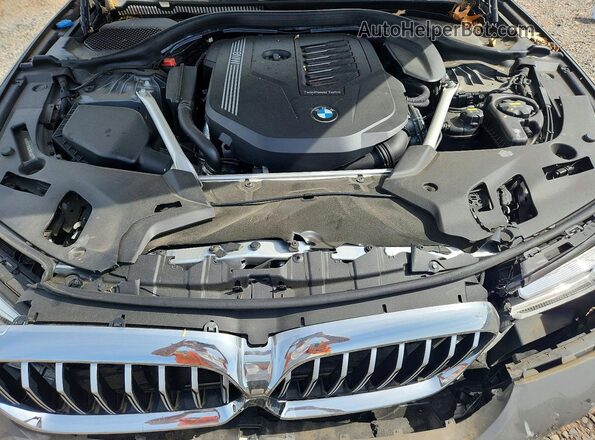 WBA73BJ03MCH00177 2021 BMW 5 SERIES Gray Rear interior view