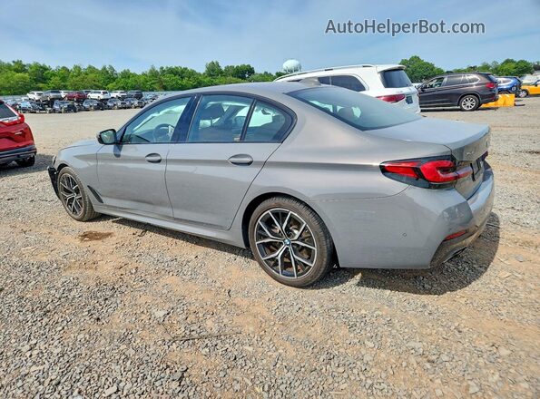WBA73BJ03MCH00177 2021 BMW 5 SERIES Gray Rear left