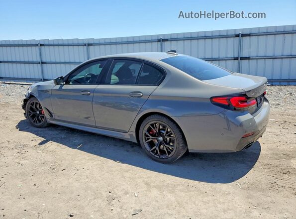 WBA73BJ03NWX74969 2022 BMW 5 SERIES Gray 