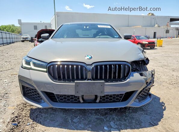 WBA73BJ03NWX74969 2022 BMW 5 SERIES Gray 