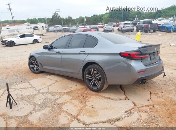 WBA73BJ05MCG15213 2021 BMW 5 SERIES Бирюзовый Задняя левая четверть