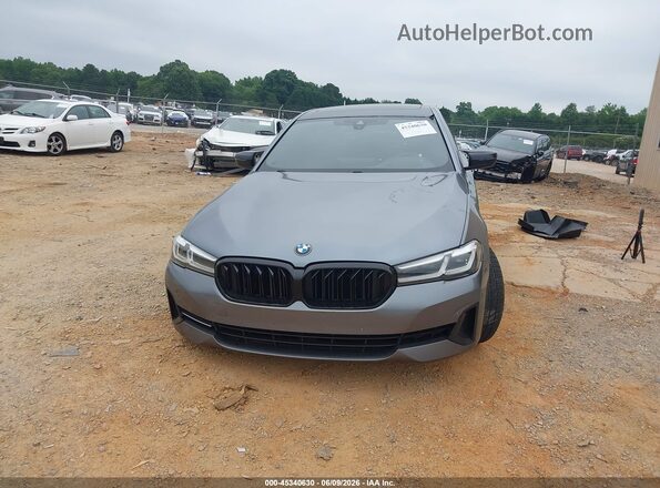 WBA73BJ05MCG15213 2021 BMW 5 SERIES Бирюзовый Вид задней части салона