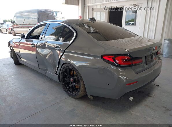 WBA73BJ06MWW99487 2021 BMW 5 SERIES Gray Tył lewy