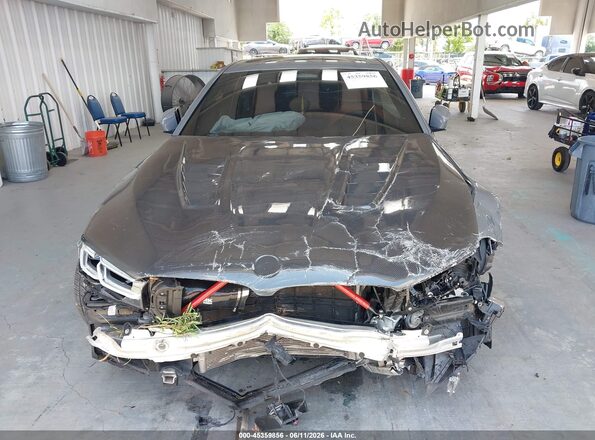 WBA73BJ06MWW99487 2021 BMW 5 SERIES Gray Widok wnętrza z tyłu