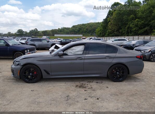 WBA73BJ0XMWX12984 2021 BMW 5 SERIES Gray სალონის 360-გრადუსიანი ხედი