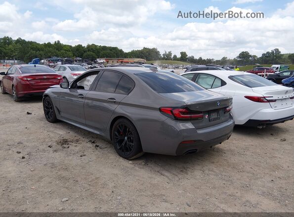 WBA73BJ0XMWX12984 2021 BMW 5 SERIES Gray უკანა მარცხენა