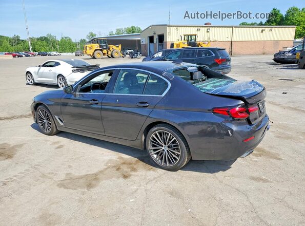 WBA73BJ0XNWX59594 2022 BMW 5 SERIES Charcoal უკანა მარცხენა