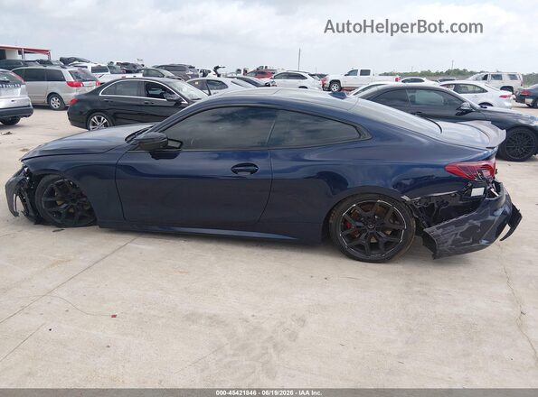 WBA73DA02SCU00099 2025 BMW M4 Синий Вид задней части салона
