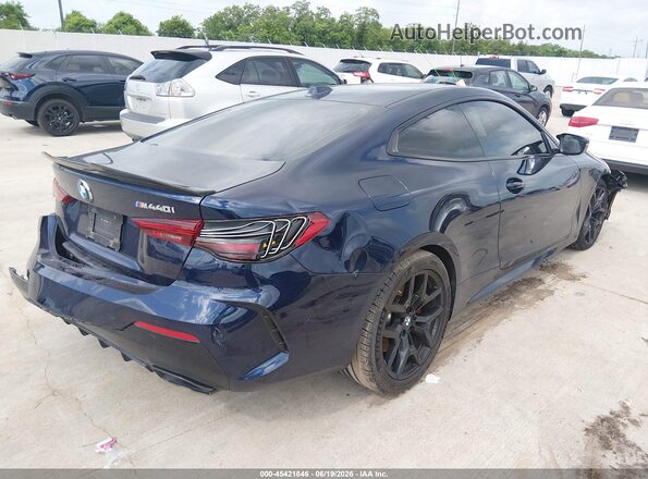 WBA73DA02SCU00099 2025 BMW M4 Синий Задняя правая четверть