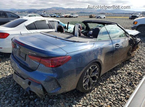 WBA73DB02SCU00148 2025 BMW M4 Blue Rear right
