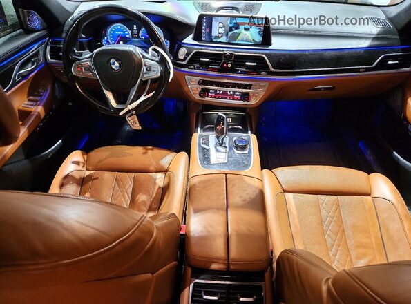 WBA7B0C52GGF92213 2016 BMW 7 SERIES White Առջևի վահանակի տեսք