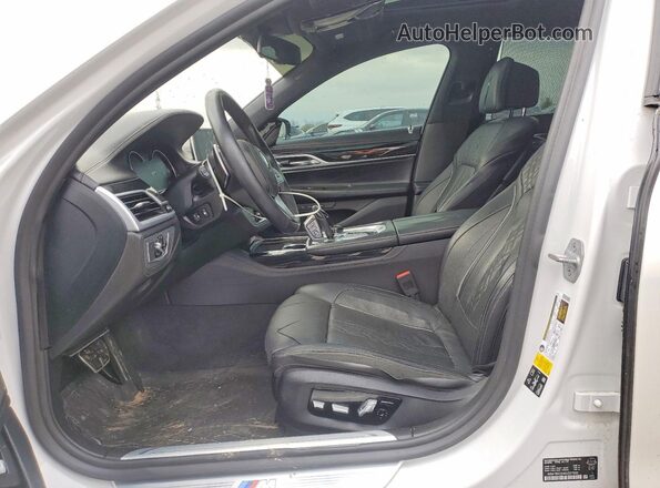 WBA7B0C54KG527532 2019 BMW 7 SERIES White Widok wnętrza z przodu
