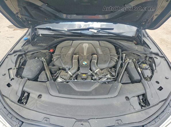 WBA7B0C57JG527278 2018 BMW 7 SERIES Синий Вид задней части салона